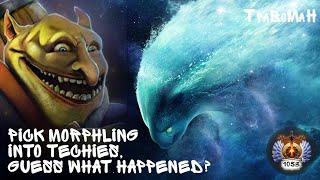 TpaBoMaH Techies Punished Morphling Pick