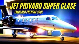  Jet Privado Interior Embraer Phenom 300e Español Aviones Privados Jets ligeros "Económicos" Avión