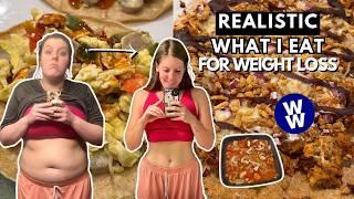 What I Eat In A Day For WEIGHT LOSS | WeightWatchers | HEALTHY, realistic & sustainable weight loss