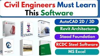 Civil Engineer Must Learn This Software | Civil Engineering Softwares | Software For Civil Engineers