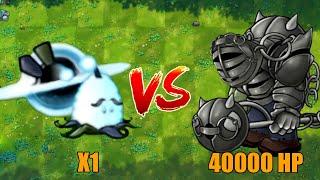 PVZ 1 Fusion 2.3 Challenge!! 1 Plants Fusion VS 40000 Obsidian Gargantuar - Who Will Win?