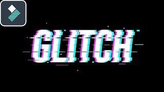 Create GLITCH Text Effect in Filmora 9 Tutorial