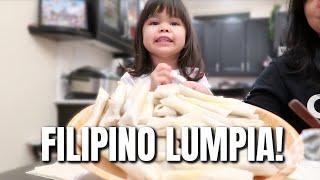 Leah wraps LUMPIA + Christmas Tree Hunting! - @itsJudysLife