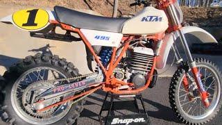 KTM 495 = RIDE OR DIE @ 126.75 MPH  THE 81 495 IS THE FASTEST DIRT BIKE EVER!!