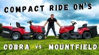 What Can You Expect from a Compact Ride On Lawn Mower? The New COBRA LT86HRL vs Mountfield MTF84H