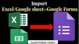 Import Excel data into Google form|create Question paper from saved question bank