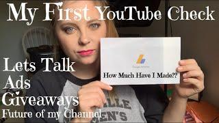 My First YouTube Check + Lets Talk | Connor Krystyn