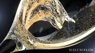 Champagne with Bubbles Liquid Simulation with Chaos Phoenix by RedefineFX