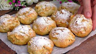 New! Cookies with apples in 5 minutes! Simple and very tasty!