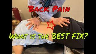 Fix Low Back Pain: What NOT to do and How to Fix it FAST