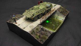 Stalker Anomaly - Anomalous BTR - Post apocalyptic Diorama 1/72