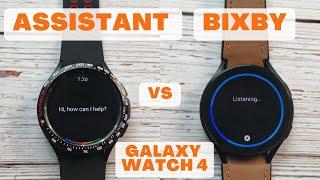 Galaxy Watch 4 - Google Assistant VS Bixby