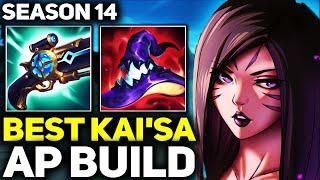 RANK 1 BEST KAI'SA IN THE WORLD AP BUILD GAMEPLAY! | Season 14 League of Legends