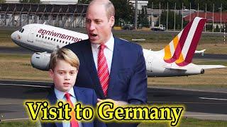 Prince William and Prince George flew to Germany to cheer for England at Euro 2024