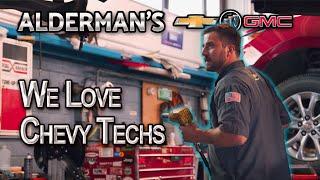 Alderman's Chevrolet Buick GMC: We Love Chevy Techs!