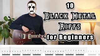 10 Black Metal Guitar Riffs for Beginners