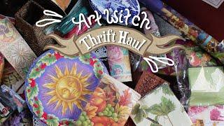 Art Witch Thrift Haul! - Second Hand/Thrifted Journaling Materials for my Grimoires