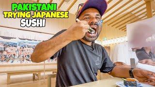 Pakistani Tries Japanese Sushi for the First Time in Japan!  | PAKISTAN se JAPAN