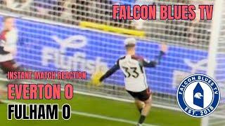 IT'S GLORIFIED MATCH FIXING NOW. FULHAM 0 EVERTON 0