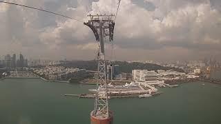 Sentosa Island, Singapore - Singapore Cable Car POV (2018)