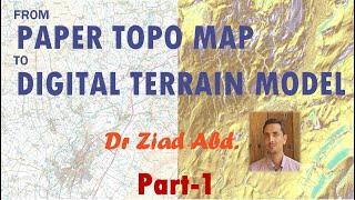 How to Convert a Paper Topo Map into a DTM/DEM| Digital Terrain Model | ArcGIS | Part-1