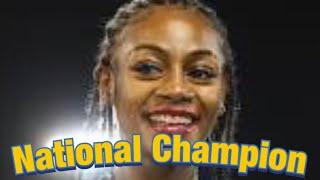 WIG OFF, Shacarri Richardson Wins First National Title in 100M