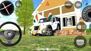 Dollar (Song) Modified Mahindra White Thar|| Indian Cars Simulator 3D || Android Gameplay