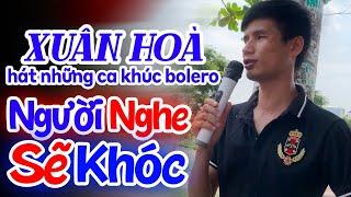 XUÂN HOÀ - Bạn Sẽ Khóc Ngay Khi Xem "Xuân Hoà Hát Bolero Đường Phố" - LK Đường Tím Bằng Lăng