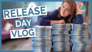 Packaging 50 Copies of My Book!  RELEASE DAY VLOG