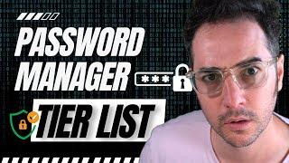 Password Manager Tier List - Surprise S Tier?