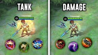 Tank Vs Damage Build Alpha