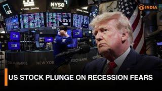 US stocks plunge on recession fears | Latest Updates | DD India News Hour