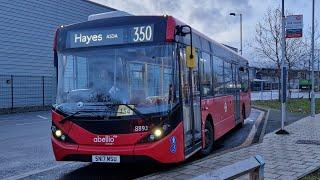 FRV | LONDON BUS 350 HEATHROW  TERMINAL 5 - HAYES ASDA (SN17MSU) 8893