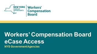 Workers' Compensation Board eCase Access