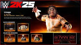 WWE 2K25 Showcase Umaga vs John Cena (The Bloodline Dynasty)