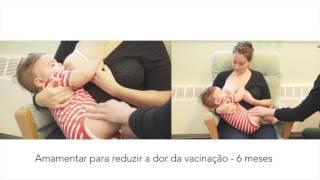 Amamentar para reduzir a dor da vacinação - 6 meses