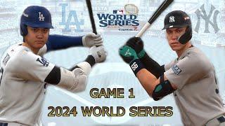 Yankees vs Dodgers - World Series 2024 Game 1 Full Game Highlights (MLB The Show 24 Sim)