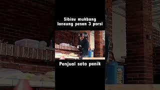 Penjual soto panik #shorts #mukbang #alwan17