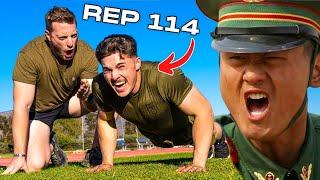 US Marines Attempt the Chinese Army Fitness Test