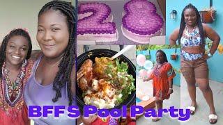 VLOG: My BFF Golden Birthday  Pool Party  |Janscourt Poolside Chagaunas | Trini Total Health