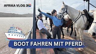 BOOT FAHREN MIT PFERD