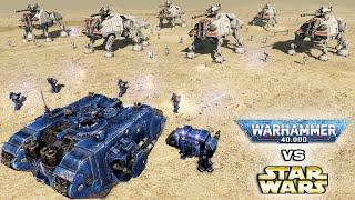 WARHAMMER 40K vs STAR WARS: Space Marines vs Clone Troopers - Men of War: Assault Squad 2