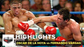 Oscar De La Hoya vs Fernando Vargas. Highlights & KO 