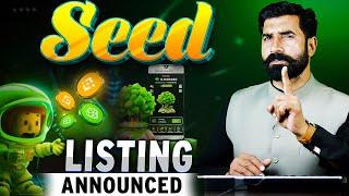 Seed Airdrop Update | Seed Coin Airdrop | Crypto Mining Bot Update | Airdrop News | Albarizon