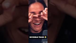 Meghan Markle aggressively wiping away invisible tears. This lady deserves an oscar...