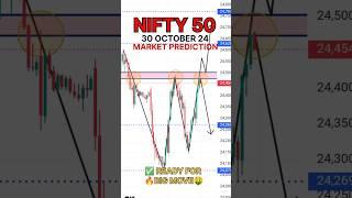 Nifty prediction for tomorrow October Wednesday | Tomorrow Market Prediction #nifty #niftyprediction