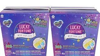 Lucky Fortune 4 Pack Blind Box Surprise Bracelets Unboxing Toy Review