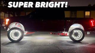 Installed Crazy Bright Wheel Lights On My Lifted F150