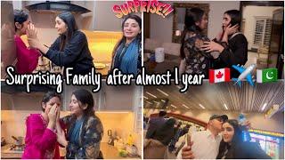 I surprised my Family after almost 1 year️-huge Reaction -Yaqeen he ni aya kisi ko️