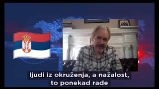 Julian Assange o Srbiji